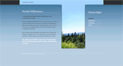 Desktop Screenshot of pension-kilger.de